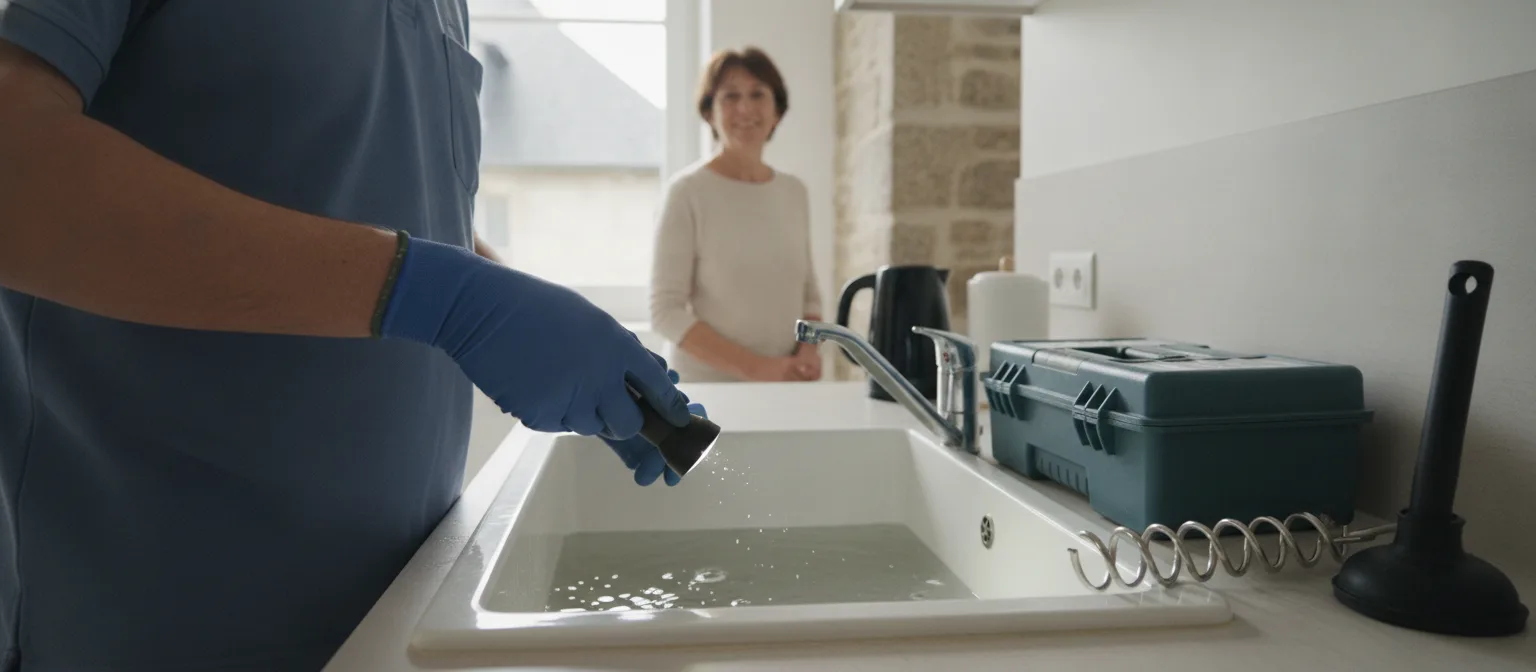 Débouchage canalisation Nozay – problème / diagnostic
